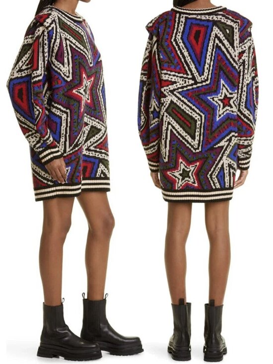 FARM Rio Dresses & Skirts - Farm Rio Mystic Trip Sweater Dress